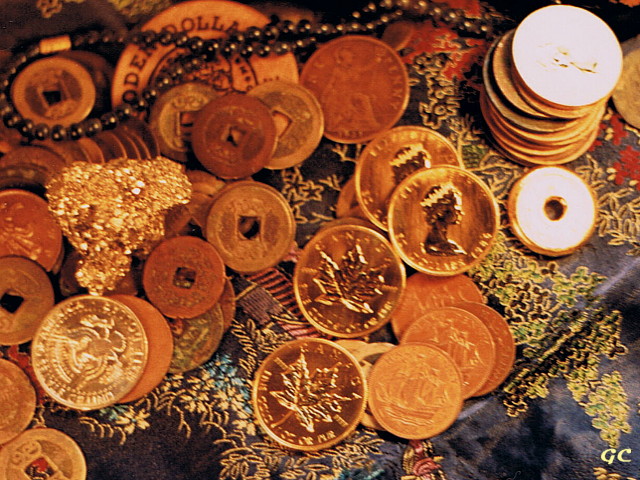 gold coins